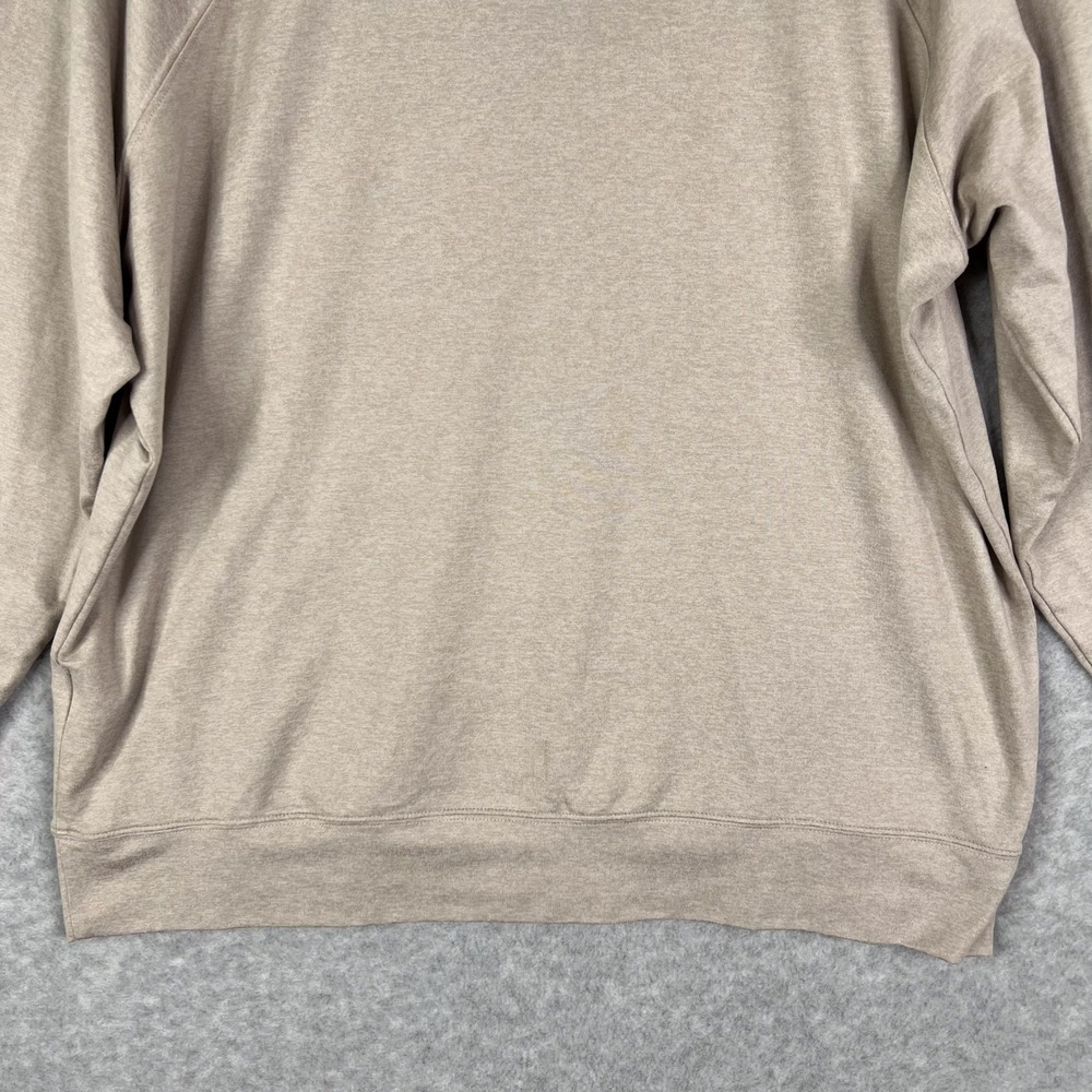 Vuori Heathered Khaki Tan Halo Oversized Hoodie Pullover Size Small - Picture 7 of 12